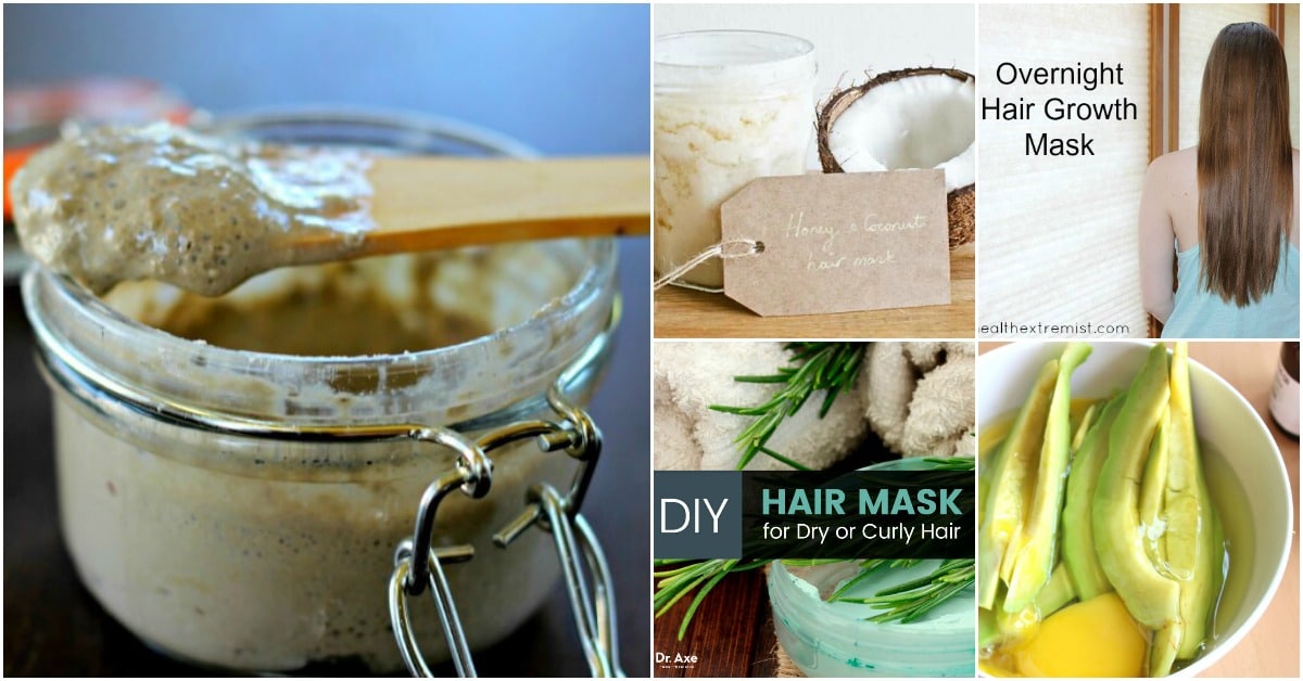 15 All Natural Homemade Hair Masks That Give You Healthy Beautiful Hair