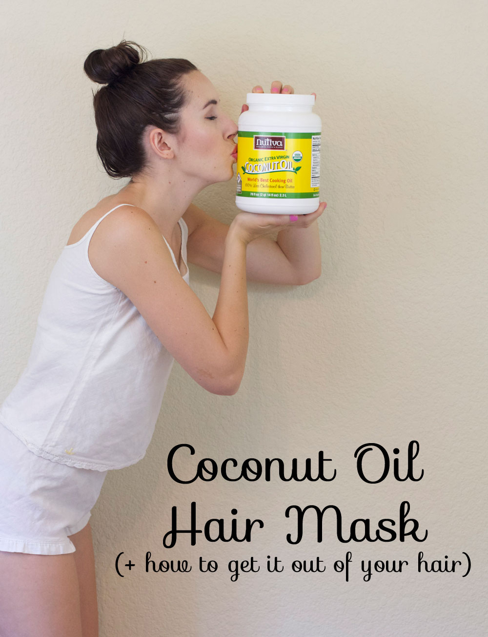 Basic coconut oil hair mask