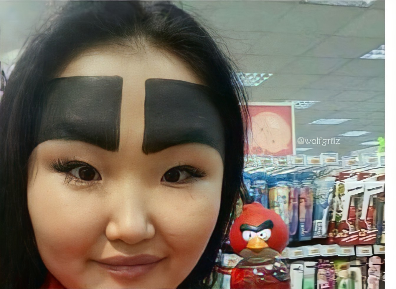 Chola eyebrow meme