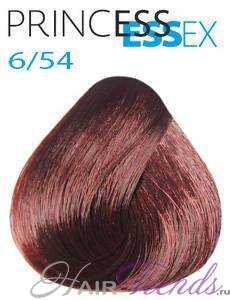 Estel Princess Essex 6/54, цвет темный русый красно-медный