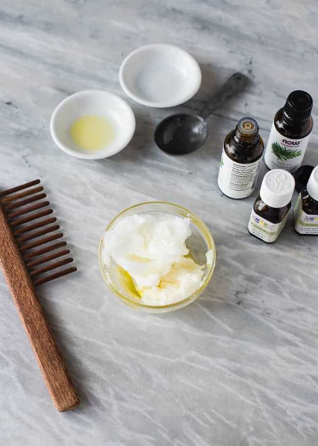 DIY Deep Hair Conditioner with Coconut Oil, Shea Butter + Argan Oil 