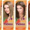 Краска для волос «Рябина»: состав, особенности окрашивания, палитра и отзывы
