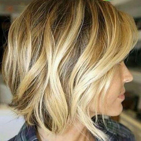 прическа боб без челки