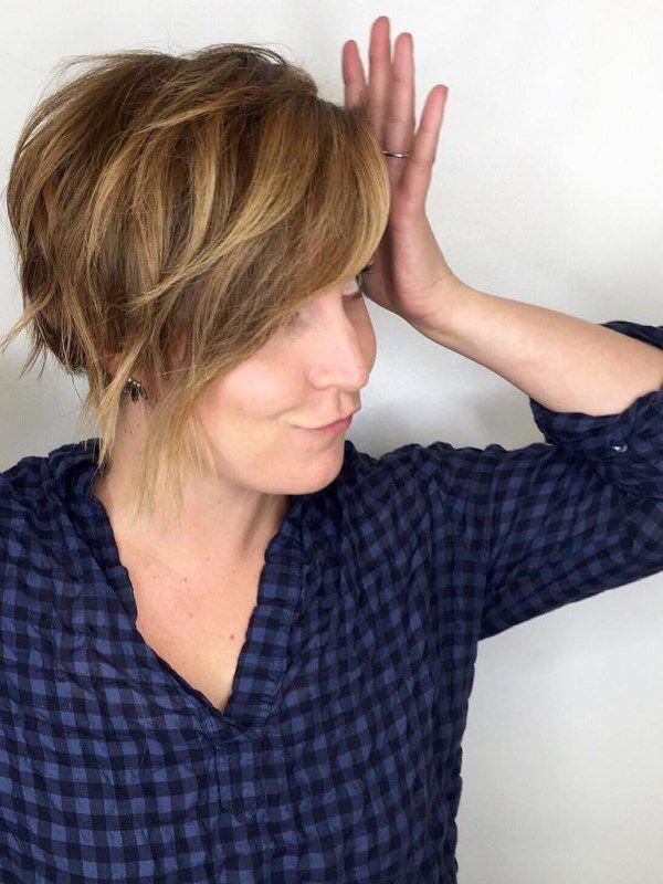 стрижки на короткие волосы без челки фото