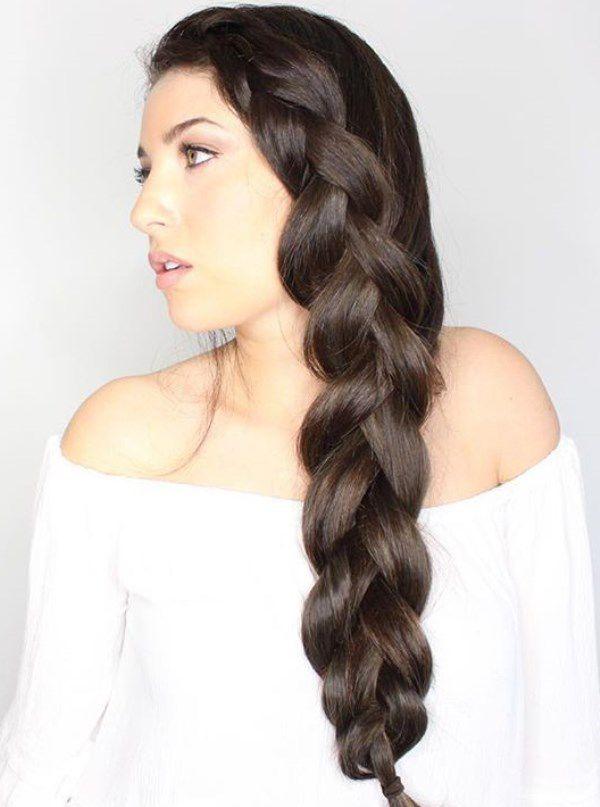 стрижки без челки на длинные волосы