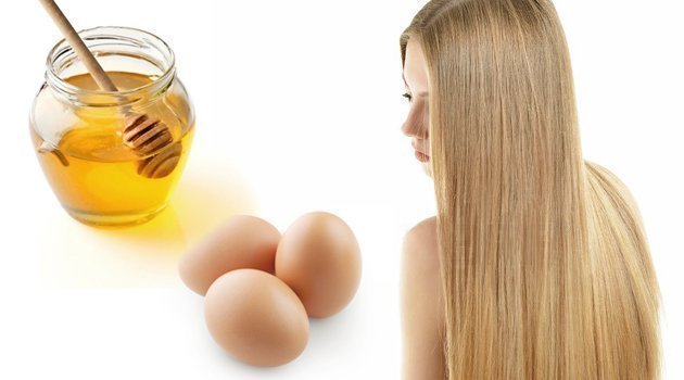 Маска для волос с медом и яйцом