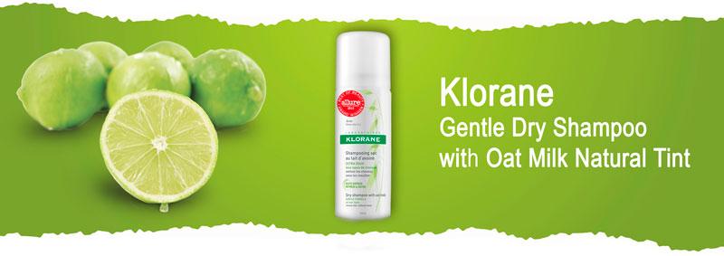 Klorane Gentle Dry Shampoo with Oat Milk Natural Tint