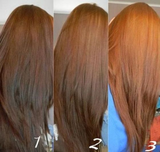 До и после смывки коричневой краски