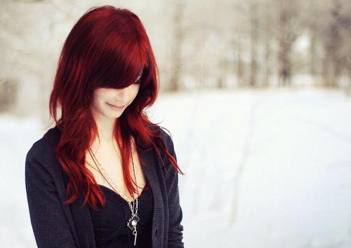 темно рыжий цвет волос фото